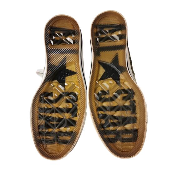 Converse‎ All Star Green Crocodile Embossed Leather Sneakers Size M5.5/W7.5 - Picture 7 of 7